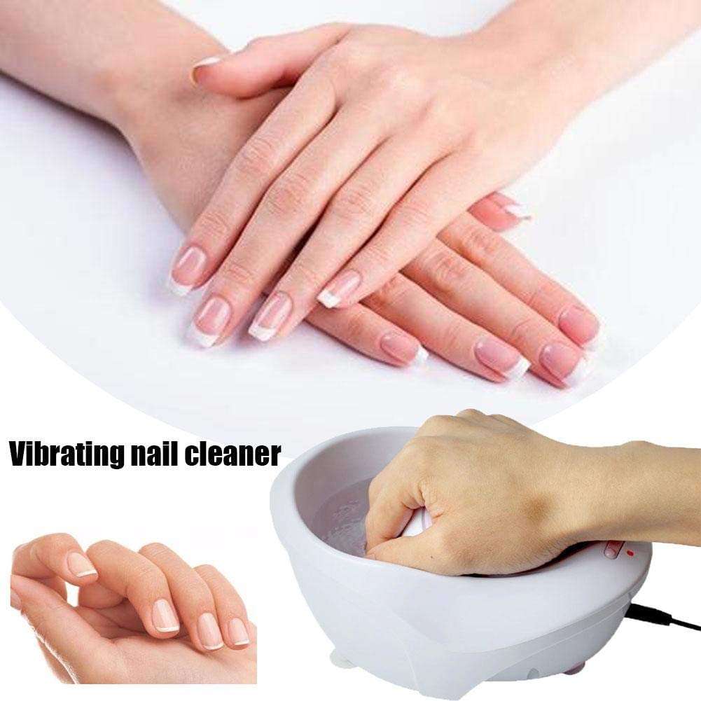 Electric Massage Nail Soaking Bowl Vibration Spa Massage Hand Bowl