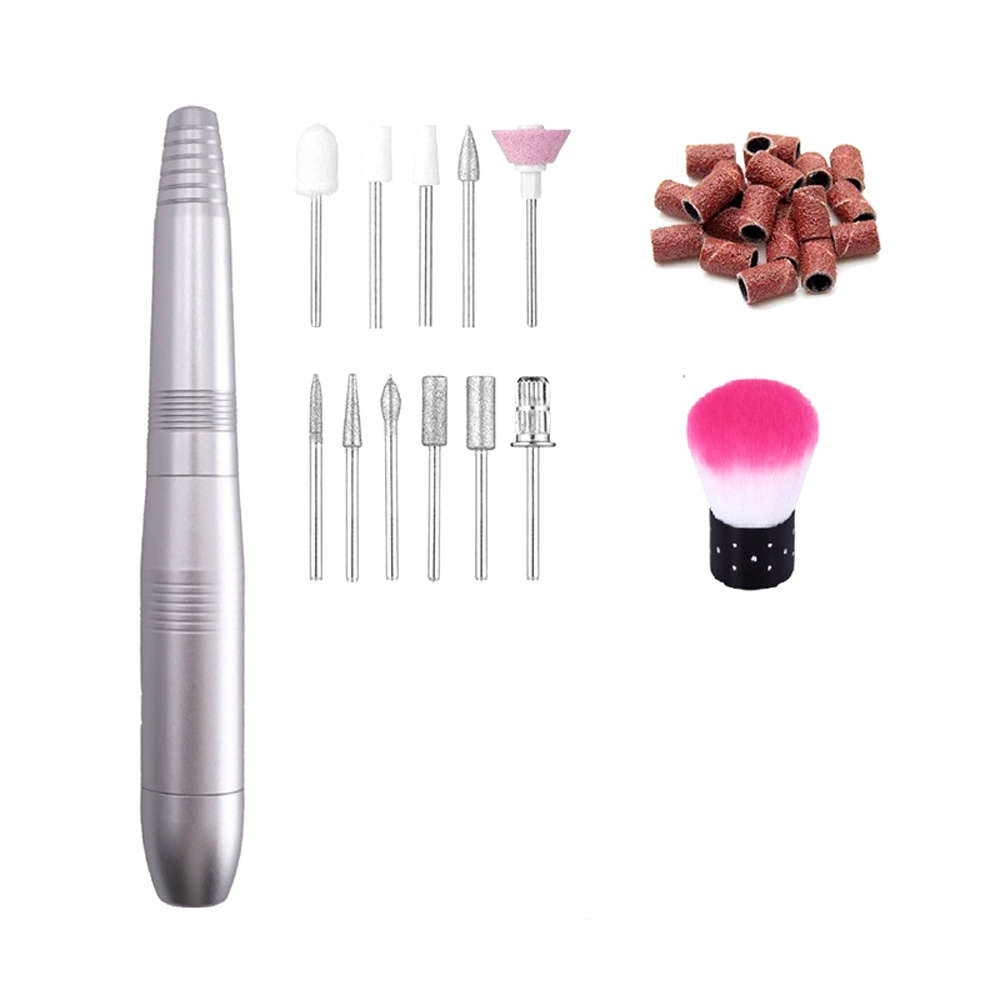 USB Portable Electric Nail Drill Pen Manicure Machine Set