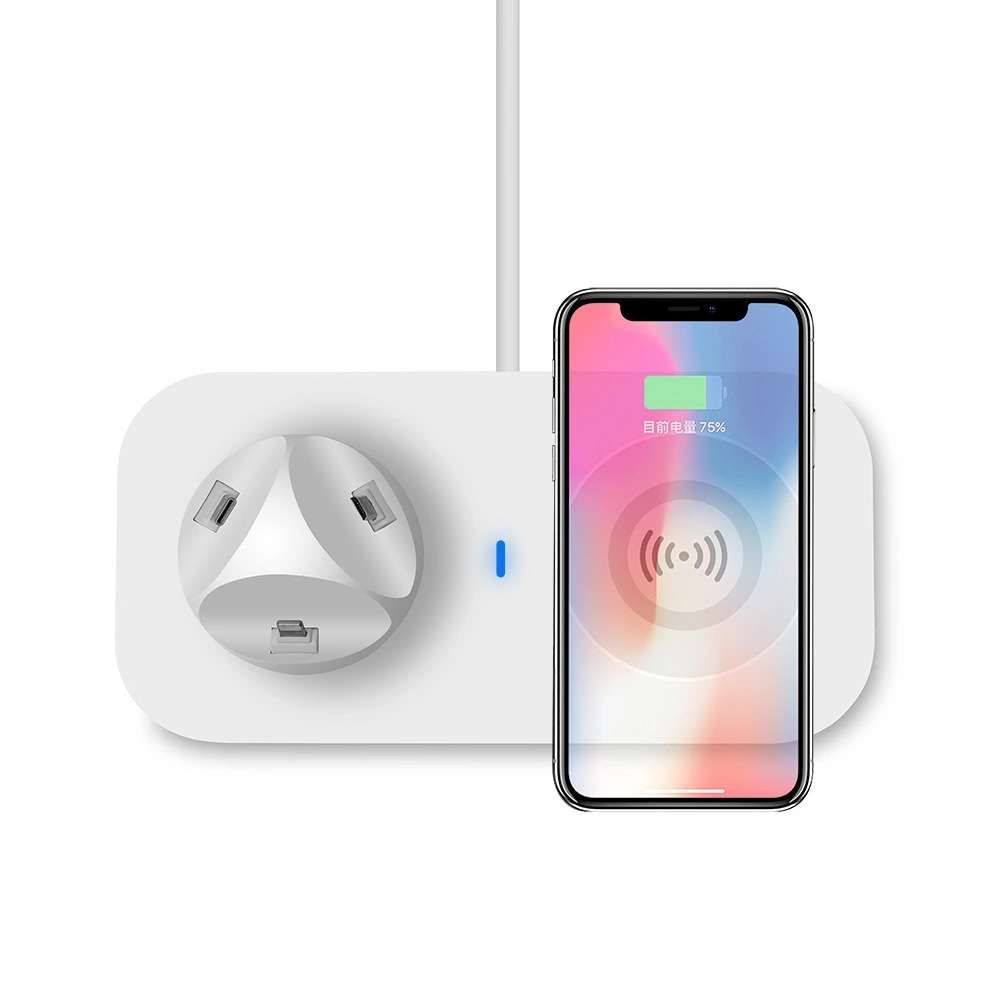 QI Wireless Charger Fast Charging Stand Dock For Cell Phone