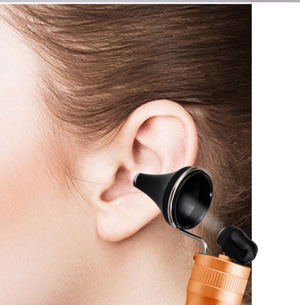 USB Rechargeable Medical Ear Otoscope Light Earwax Picking Light