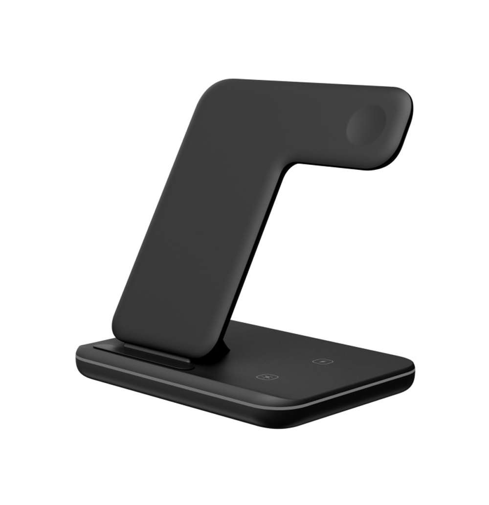3 in 1 Qi Wireless Charger Charging Dock Station for iPhone Samsung