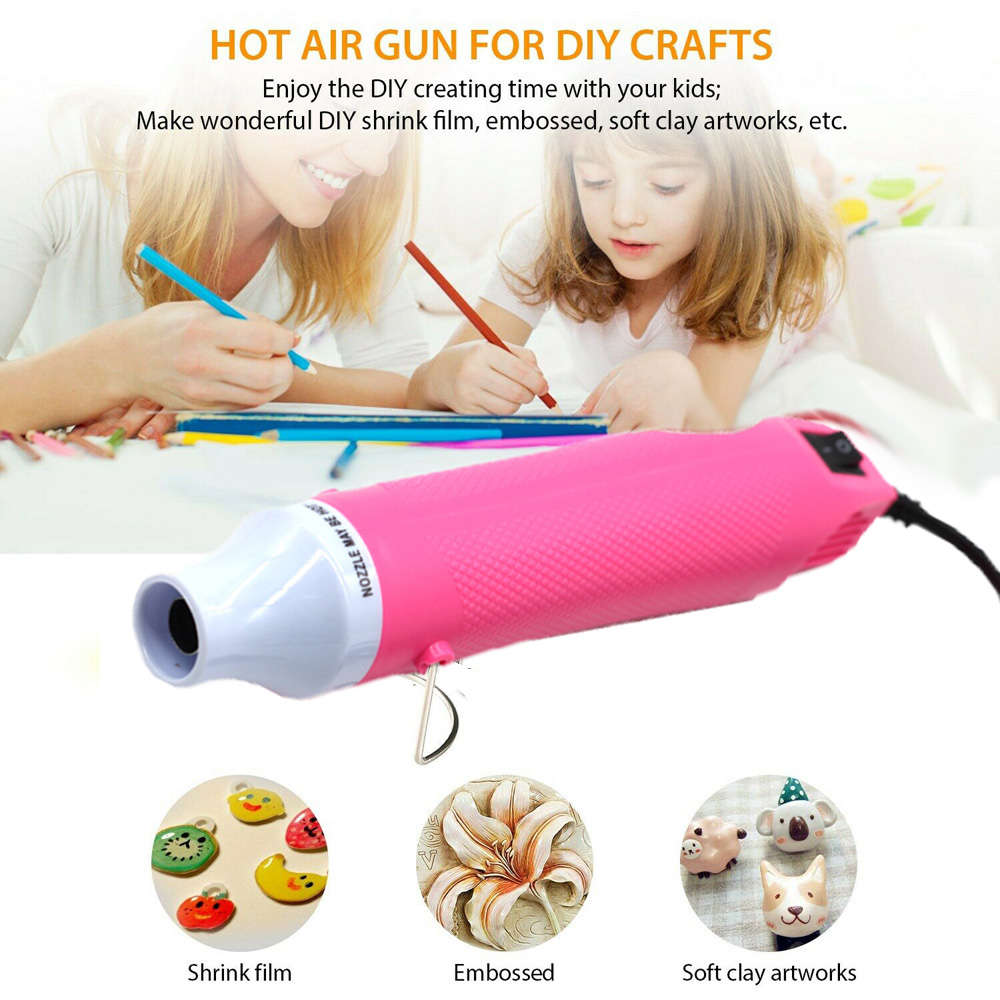 300W DIY Using Heat Air Gun Electric Heater Temperature Gun