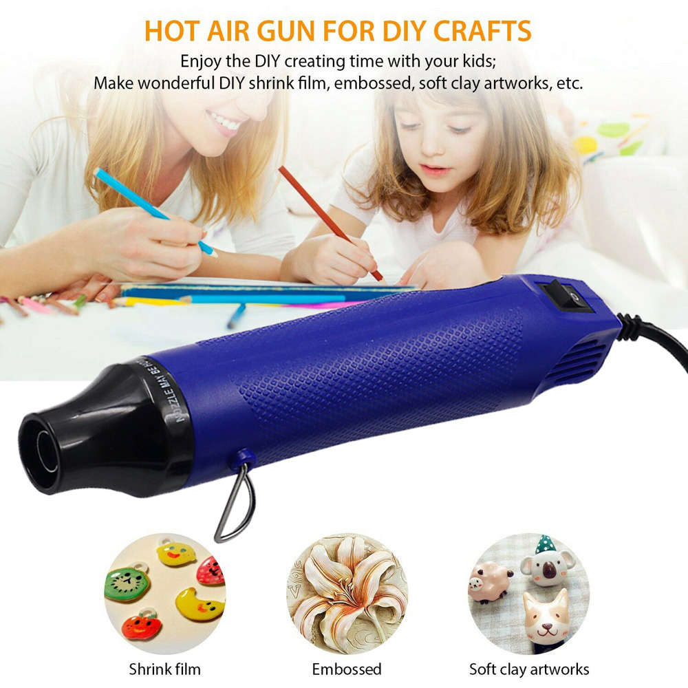 300W DIY Using Heat Air Gun Electric Heater Temperature Gun