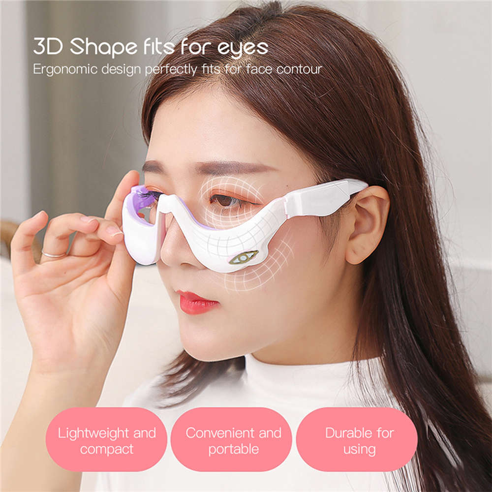 Electric Vibration Warm Compress Eye Massager