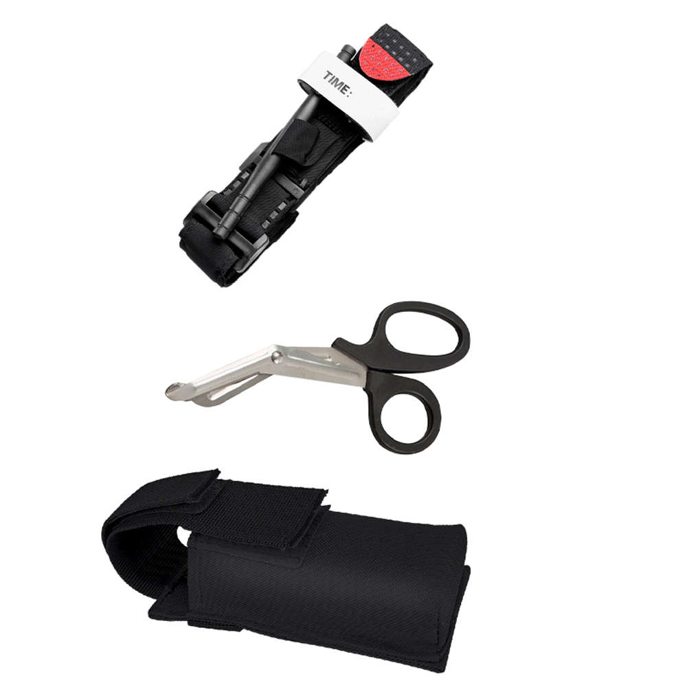 Tactical First Aid Medical Tourniquet Bandage Scissors Emergency Bag Kits