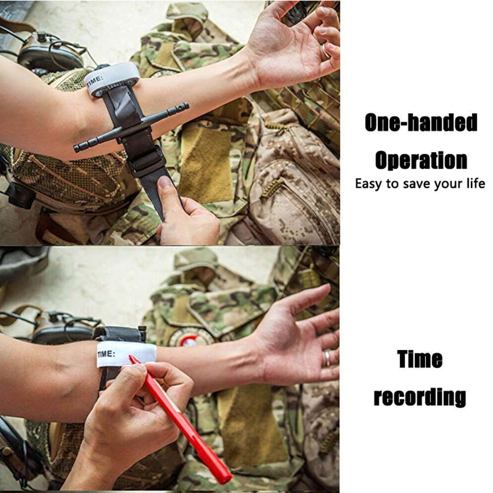 Tactical First Aid Medical Tourniquet Bandage Scissors Emergency Bag Kits