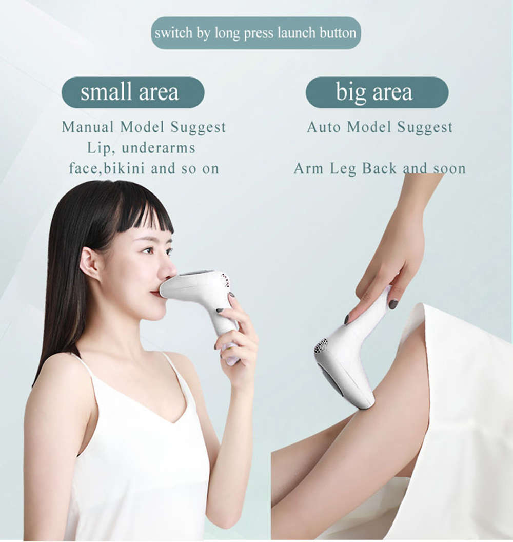 900000 flashes Laser Permanent IPL Photoepilator Hair Epilator - White