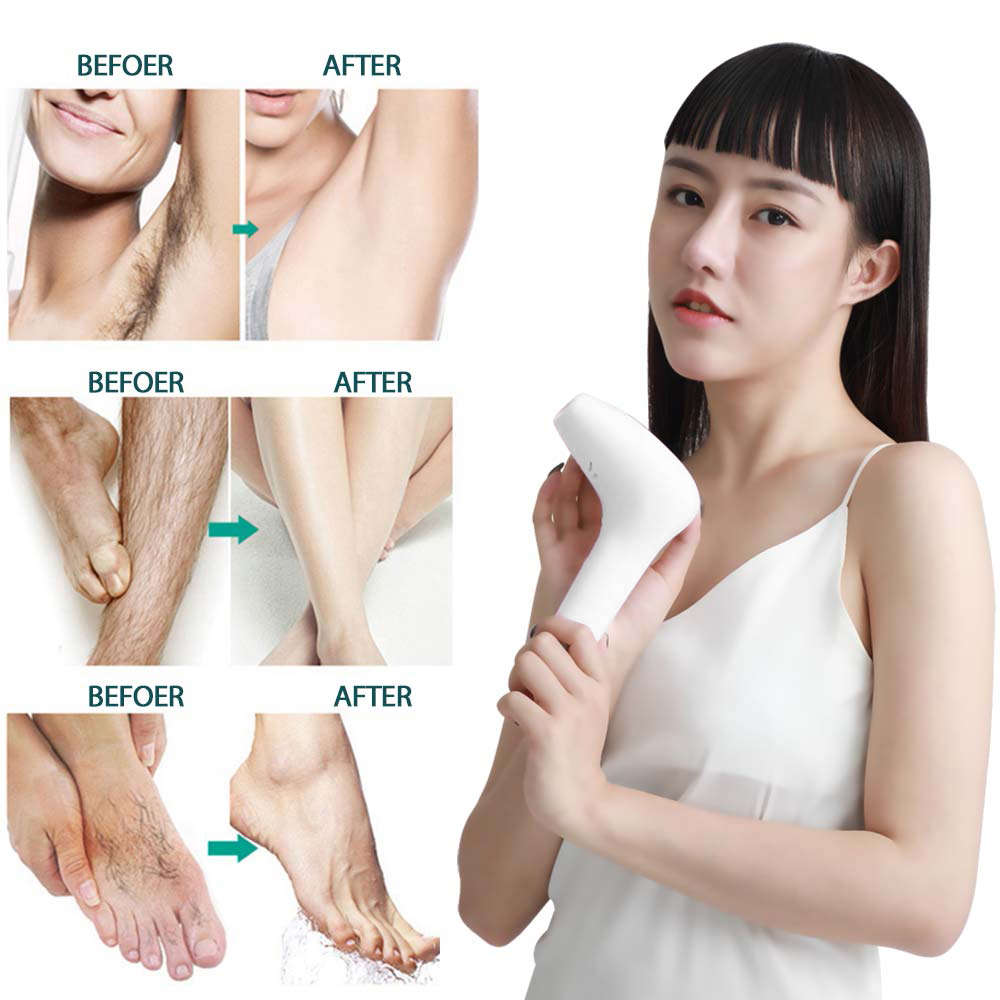 900000 flashes Laser Permanent IPL Photoepilator Hair Epilator - White