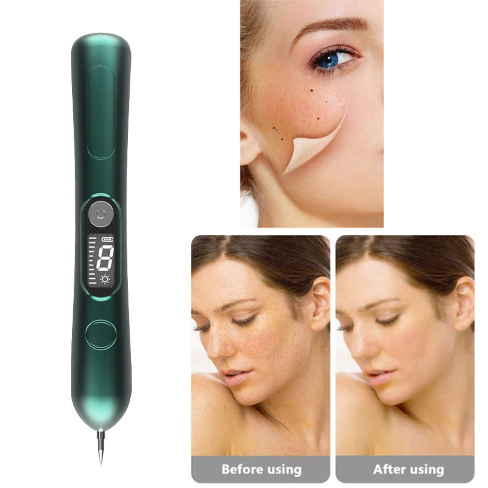 9 Grades USB Portable Freckle Spot Mole Removal Pen