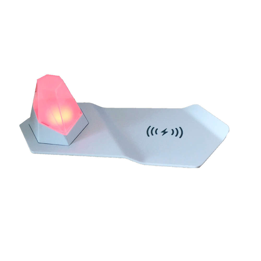 2 In 1 Bedside Wireless Fast Charger with Removable LED Night Light