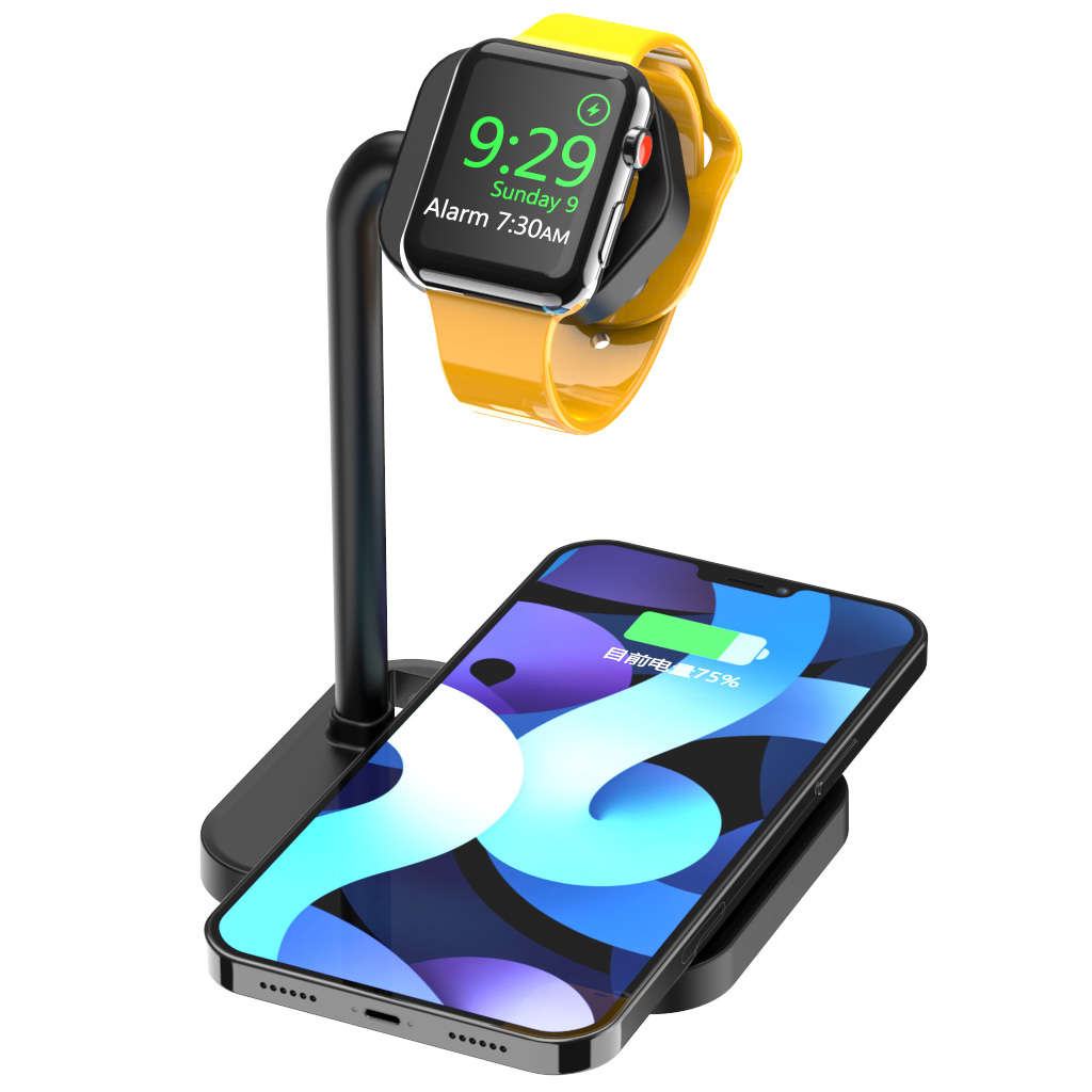 2 in 1 Phone Wireless Charger Watch Stand