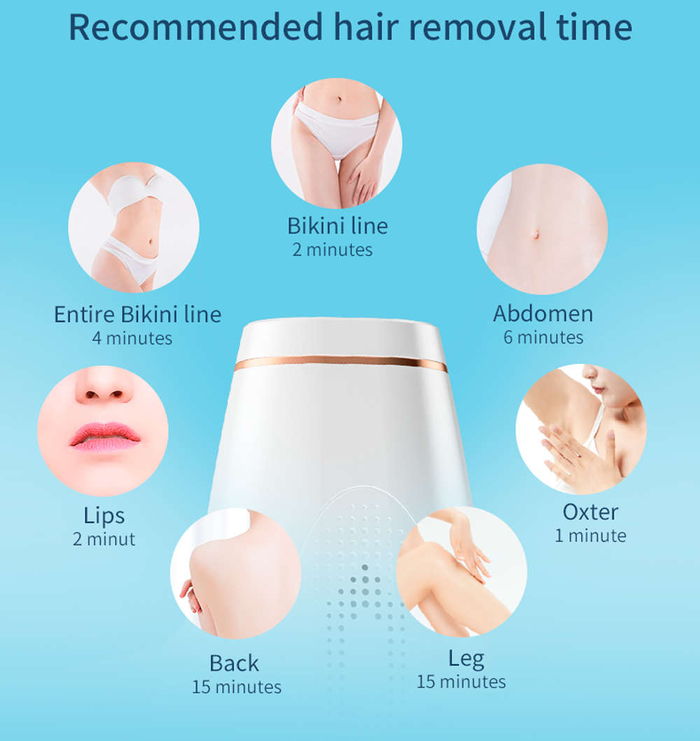 Laser Epilator IPL Photon Hair Facial Body Permanent Removal Device