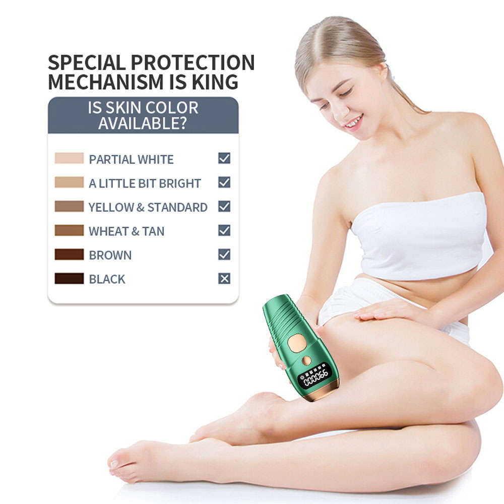 LCD Display IPL Laser Hair Epilator Permanent Hair Removal Machine