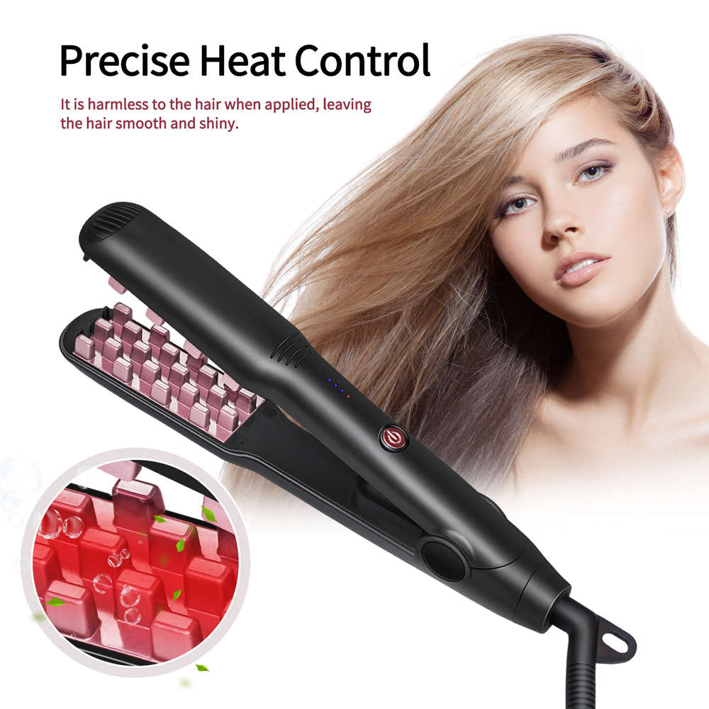 3D Fluffy Hair Ceramic Curling Iron Hair Straightener Curler
