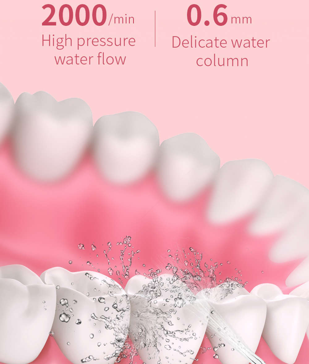 Portable Oral Irrigator Rechargeable Electric Water Dental Flosser