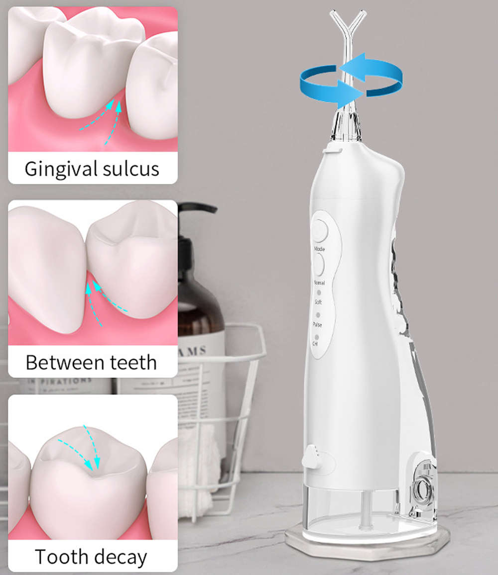 Portable Oral Irrigator Rechargeable Electric Water Dental Flosser