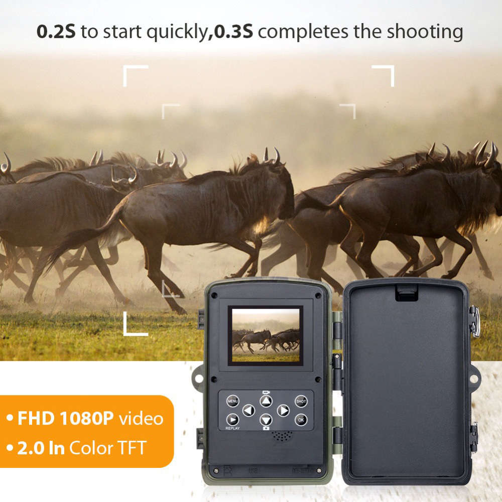 1080P 20MP HD Hunting Wildlife Camera Scouting Trail Camera