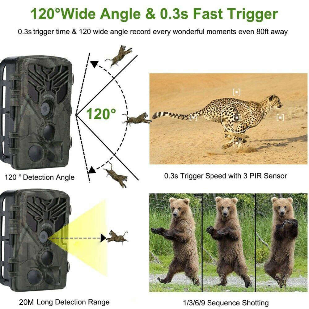 1080P 20MP HD Hunting Wildlife Camera Scouting Trail Camera