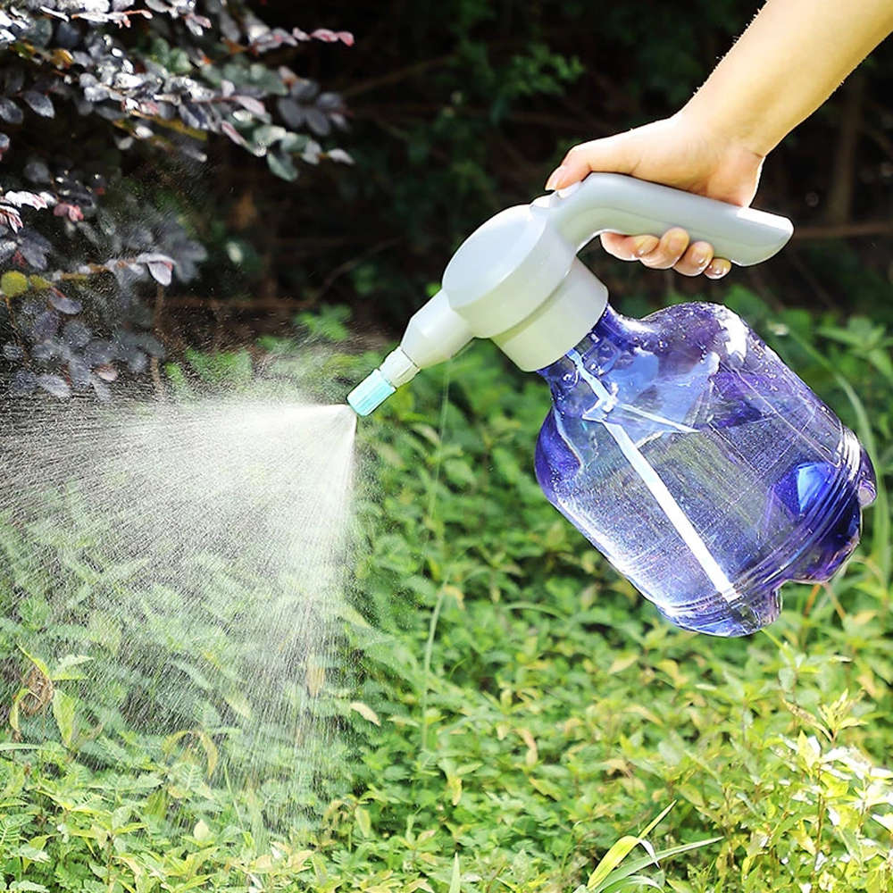 3L Rechargeable  Electric Plant Spray Bottle Automatic Watering Can-Blue