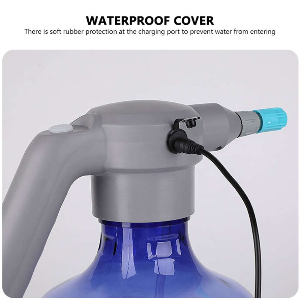 3L Rechargeable  Electric Plant Spray Bottle Automatic Watering Can-Blue