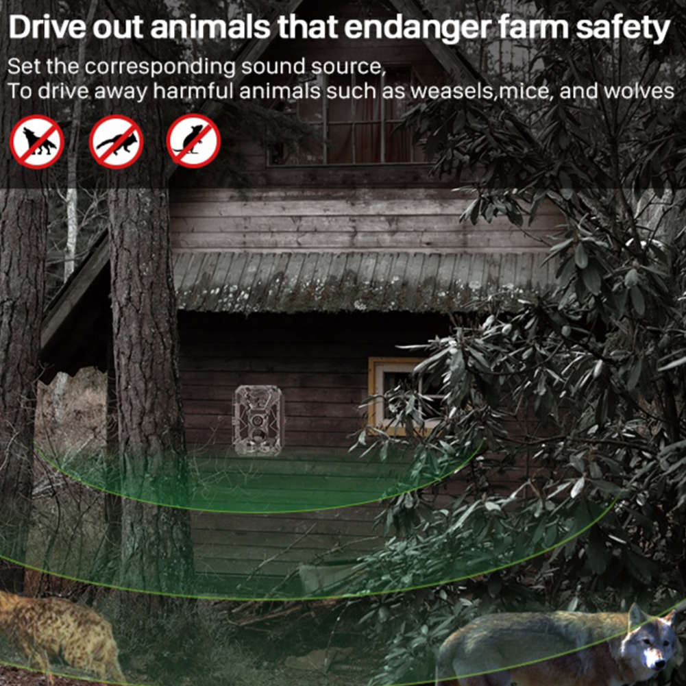 20MP Night Vision Waterproof Wildlife Monitoring Sound Trap Trail Camera