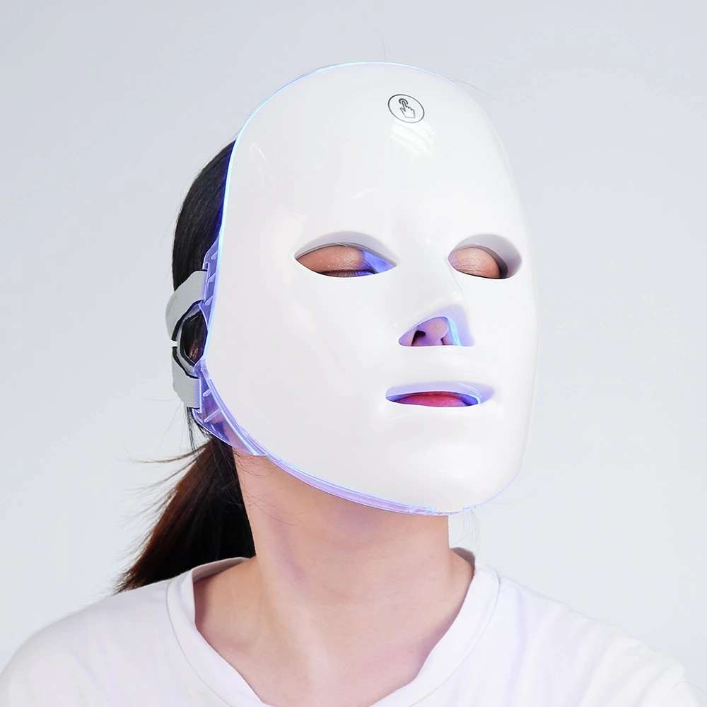 USB Rechargable Cordless 7 Colors LED Skin Care Facial Mask
