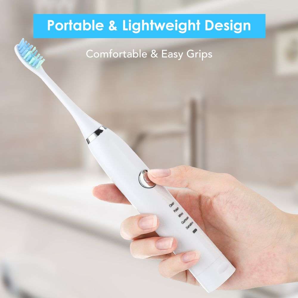Portable Electric Sonic Vibration Toothbrush