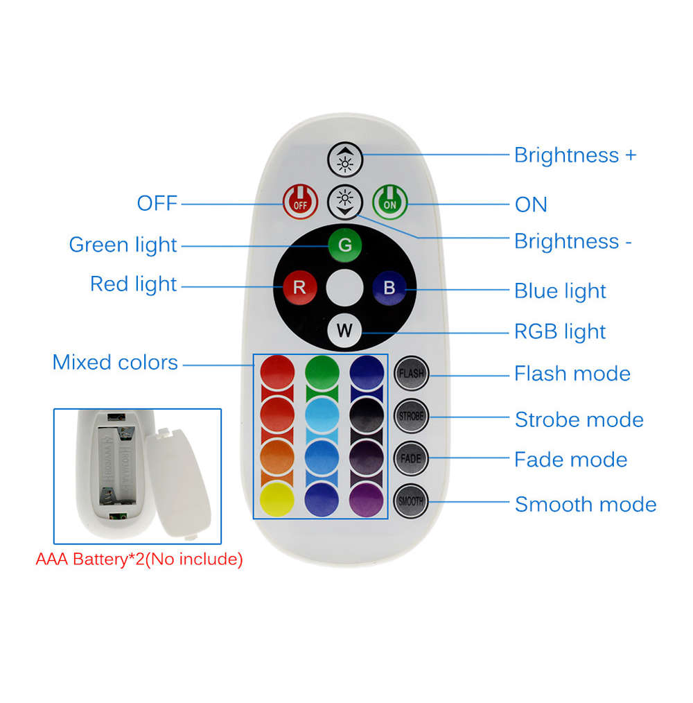 LED RGB Flood Light Outdoor Floodlight with Remote Control