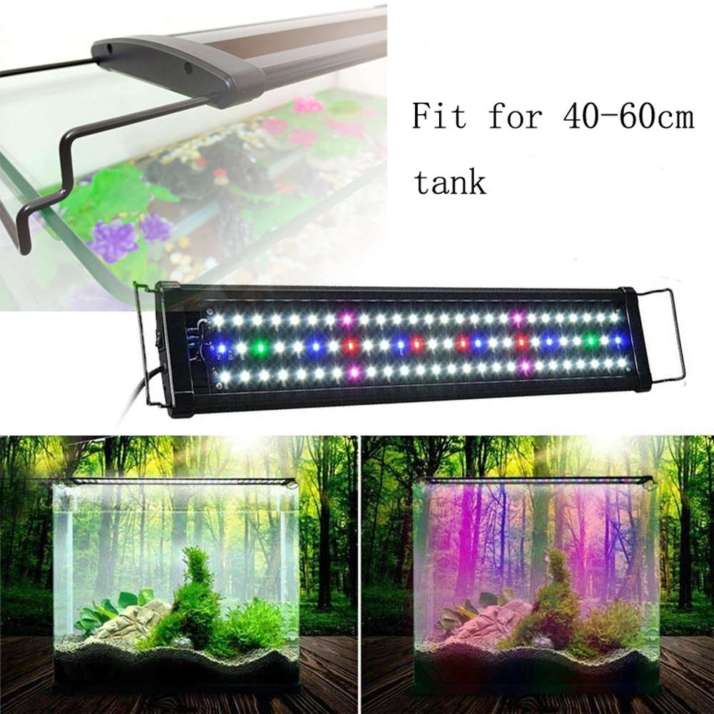 LED Aquarium Light Multi-Color Full Spectrum Aquatic Grow Lighting Lamp