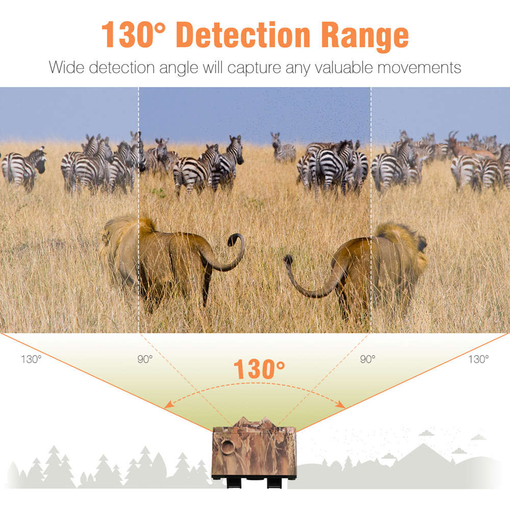 16MP 1080P Digital Night Vision Hunting Wildlife Trail Camera