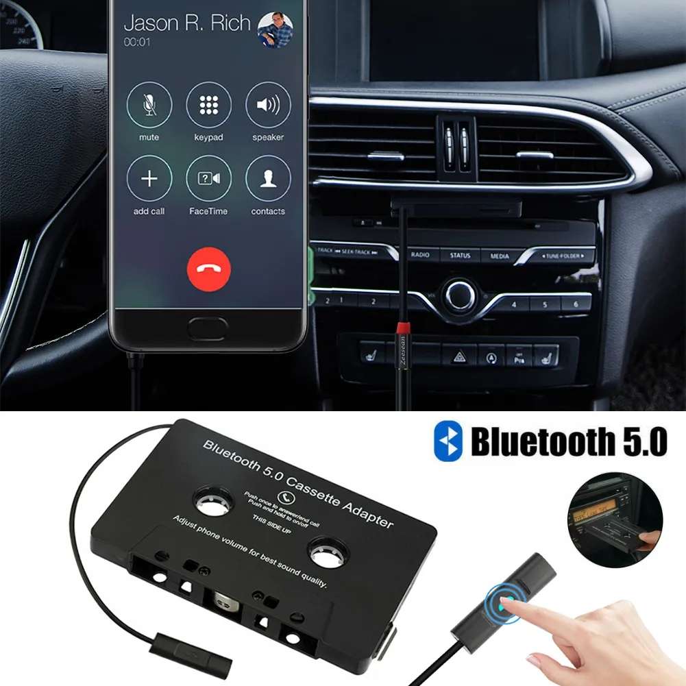 Universal Bluetooth 5.0 Converter Car Tape Mp3 Stereo Cassette Adapter