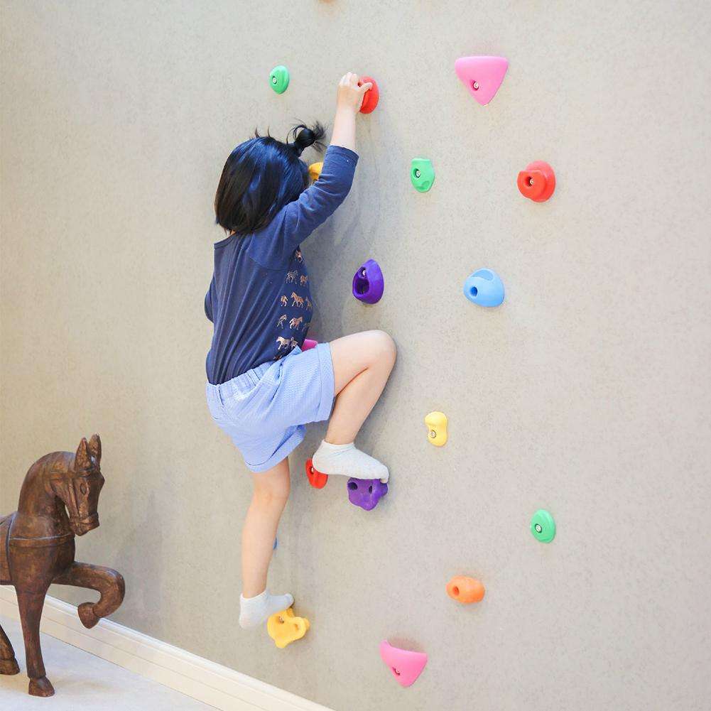 32 Piece Children Climbing Rocks Plastic Climbing Rock Wall Stones Holders