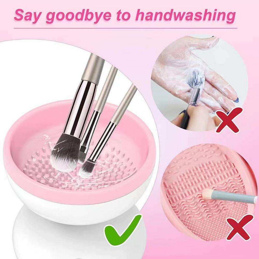 Electric Makeup Brush Cleaner Machine - USB - EyeShadow Brush Cleaning Tool