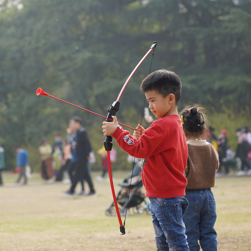 Recurve Archery Bow and Arrow Set for Children Outdoor Shooting Game