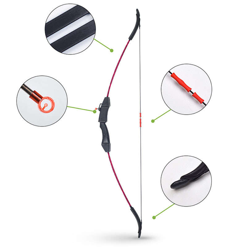 Recurve Archery Bow and Arrow Set for Children Outdoor Shooting Game