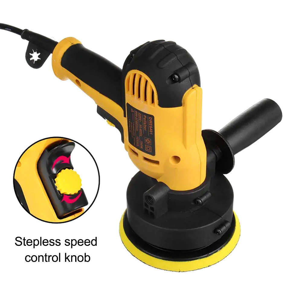 220V Electric Adjustable Speed Car Polisher Machine with Polishing Pad Kit