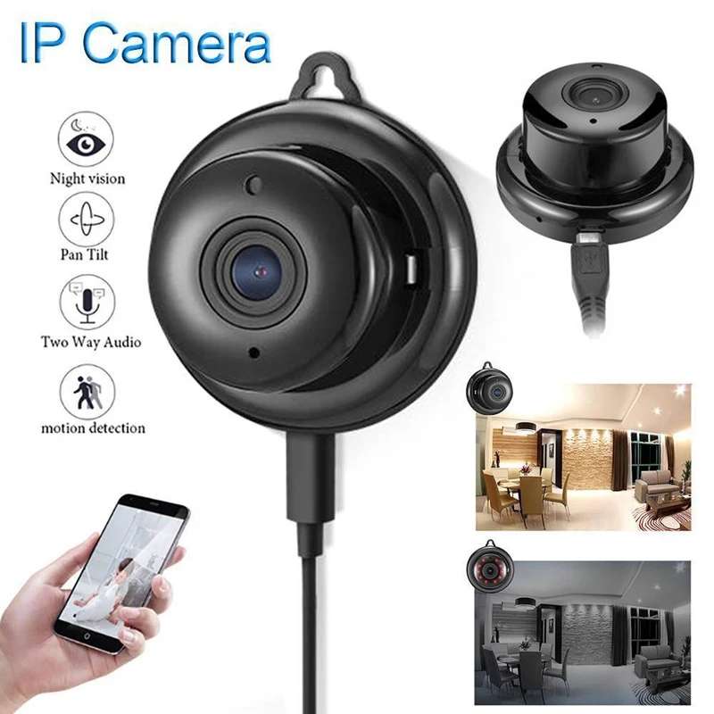 Mini Camera WiFi 1080P IP Smart Home Camera with Night Vision