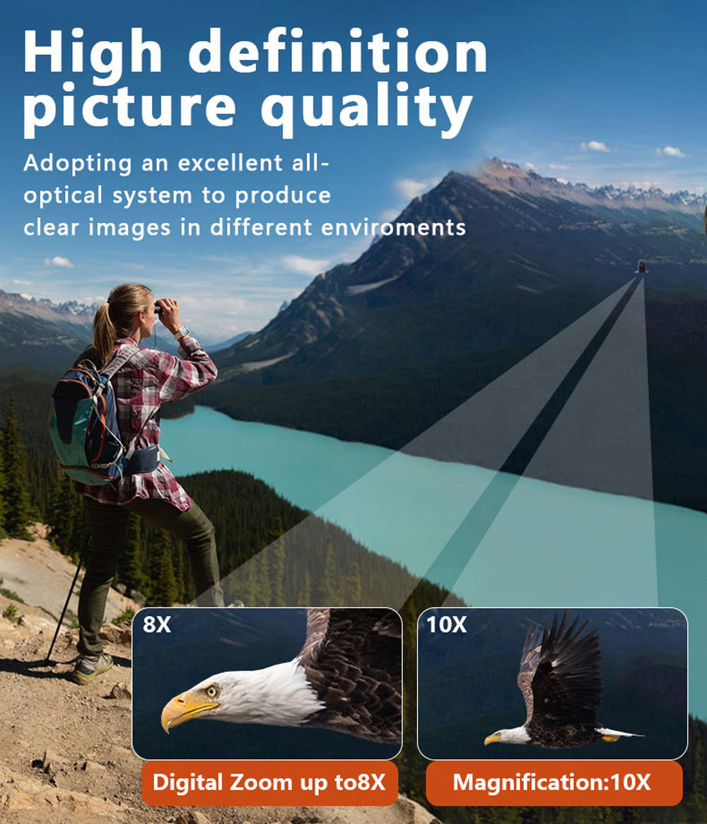 2.0 Inch LCD Display Video Photo Digital Binoculars Camera