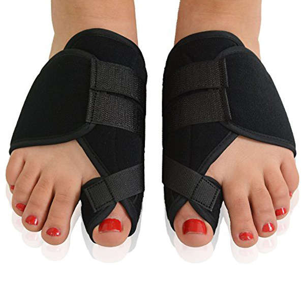 1 Pair Adjustable Bunion Toe Straighteners (Size:M)
