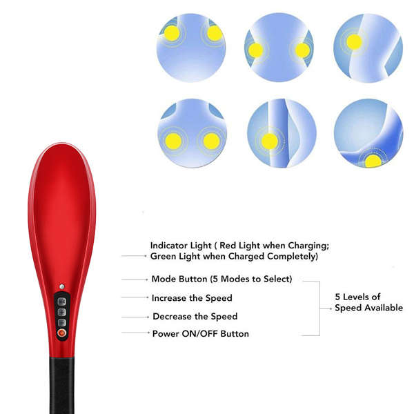 Rechargeable Cordless Vibrating Percussion Massager
