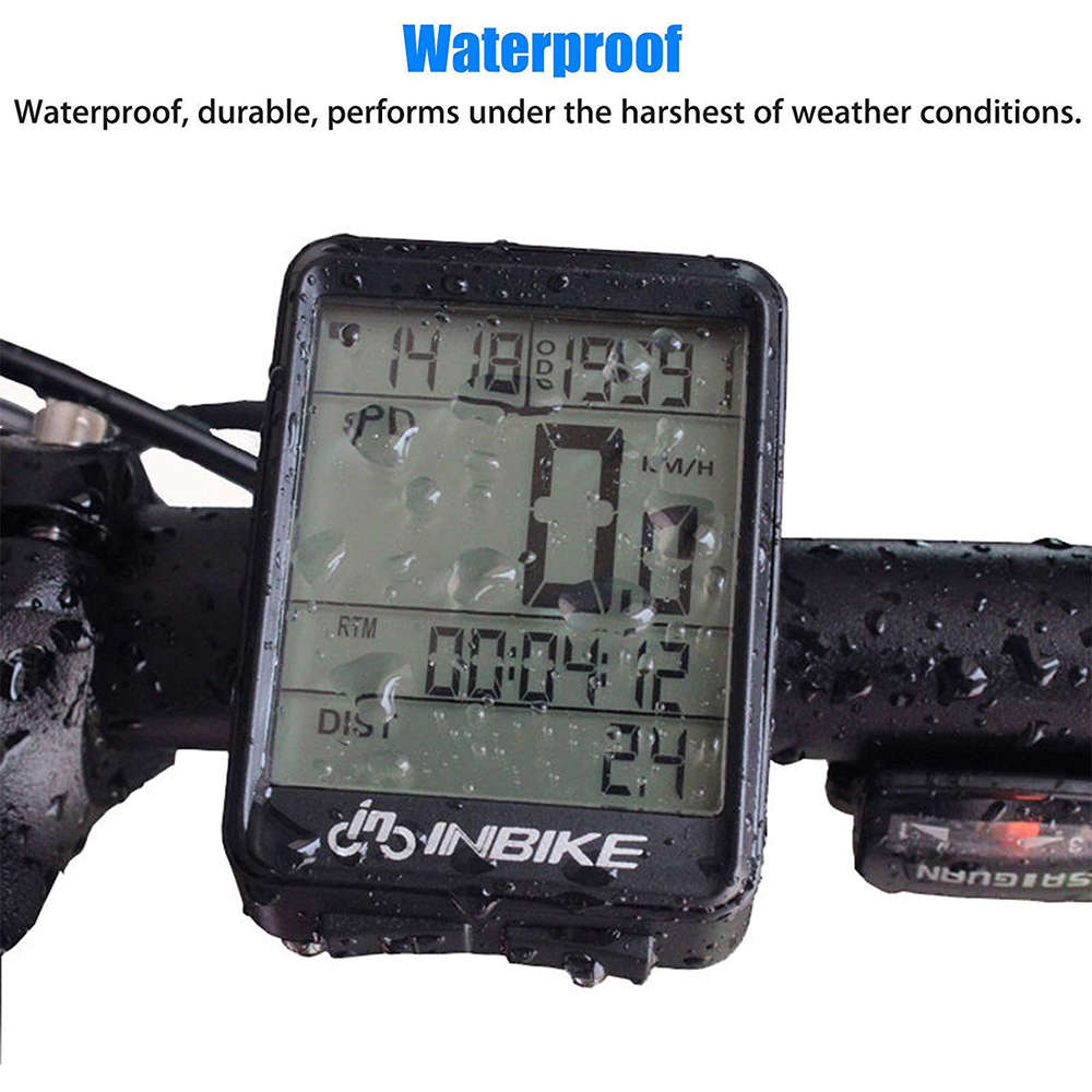 Wireless Waterproof Bicycle Odometer Cycle Computer