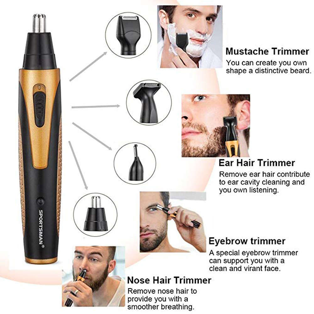 4 in 1 Nose Ear Hair Trimmers Set