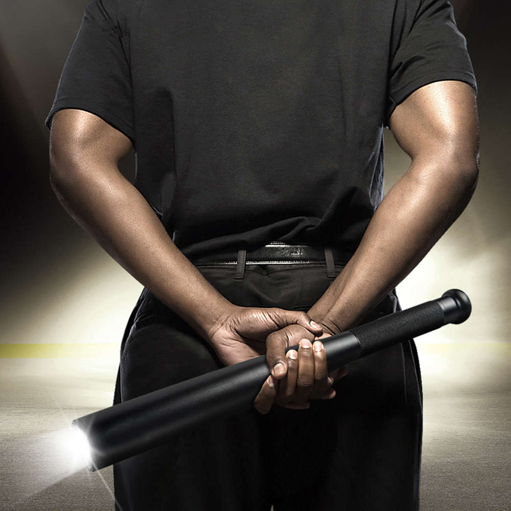 Rechargeable Baseball Bat LED Self-Defense Flashlight