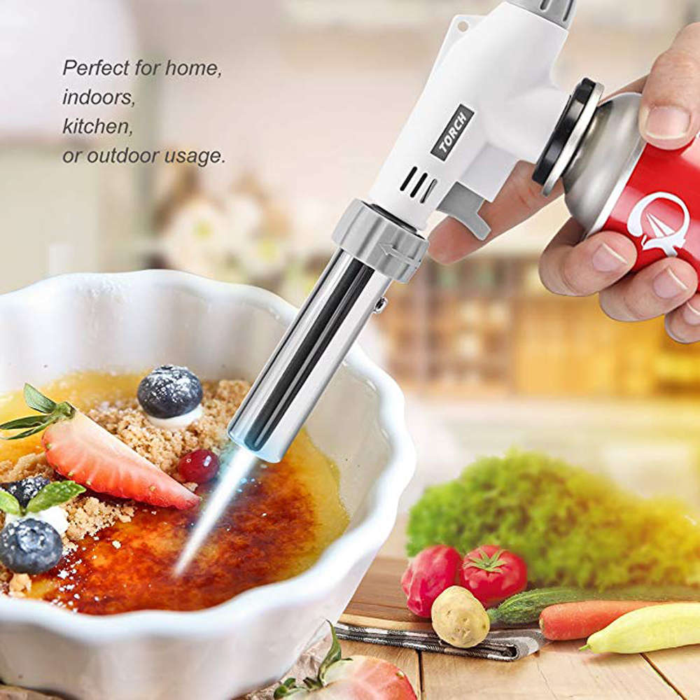 Professional Culinary Torch with Safety Lock & Adjustable Flame