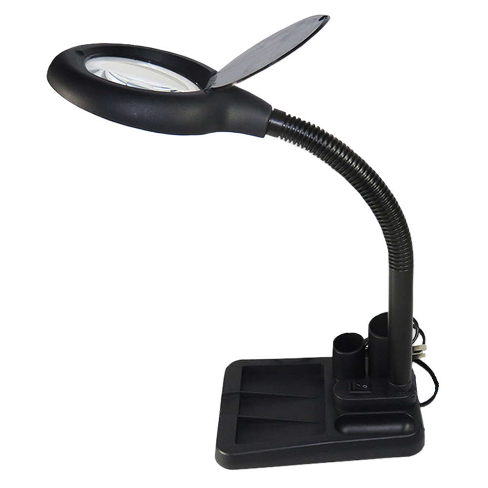 LED Desk Lighting Magnifier Lamp Light 5X 10X Magnifying