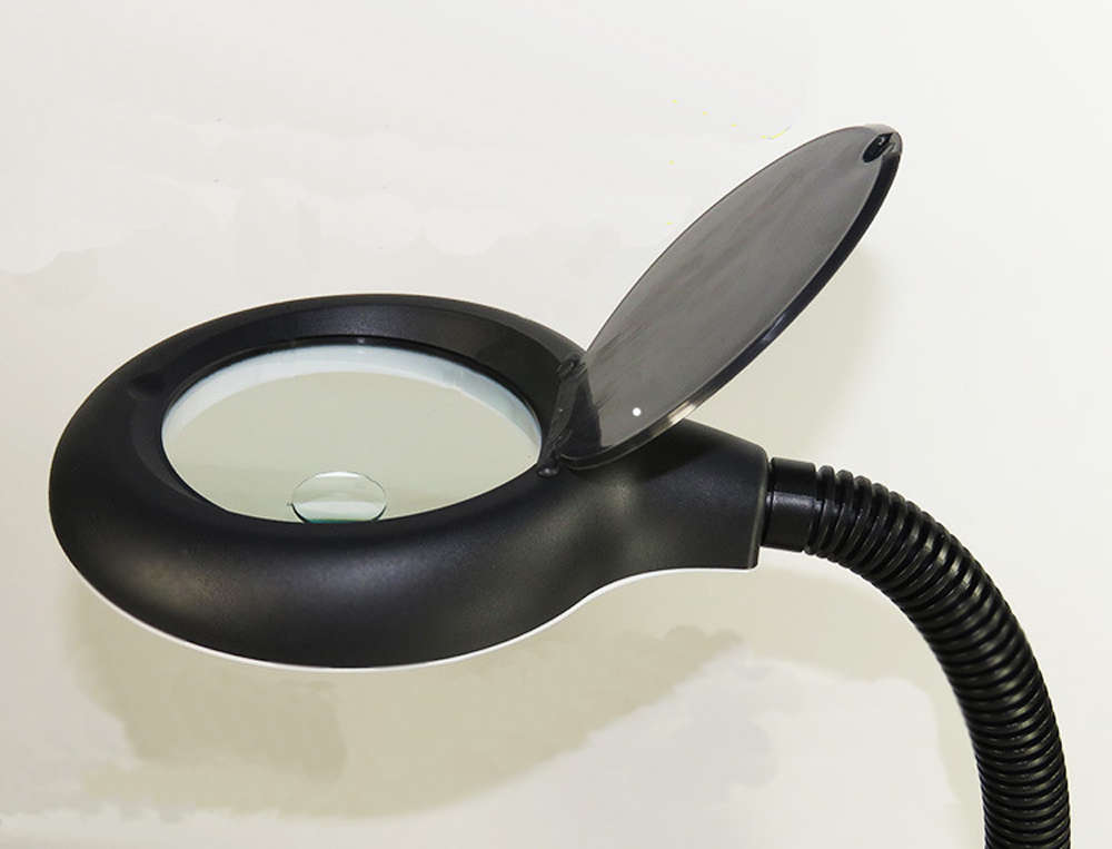 LED Desk Lighting Magnifier Lamp Light 5X 10X Magnifying
