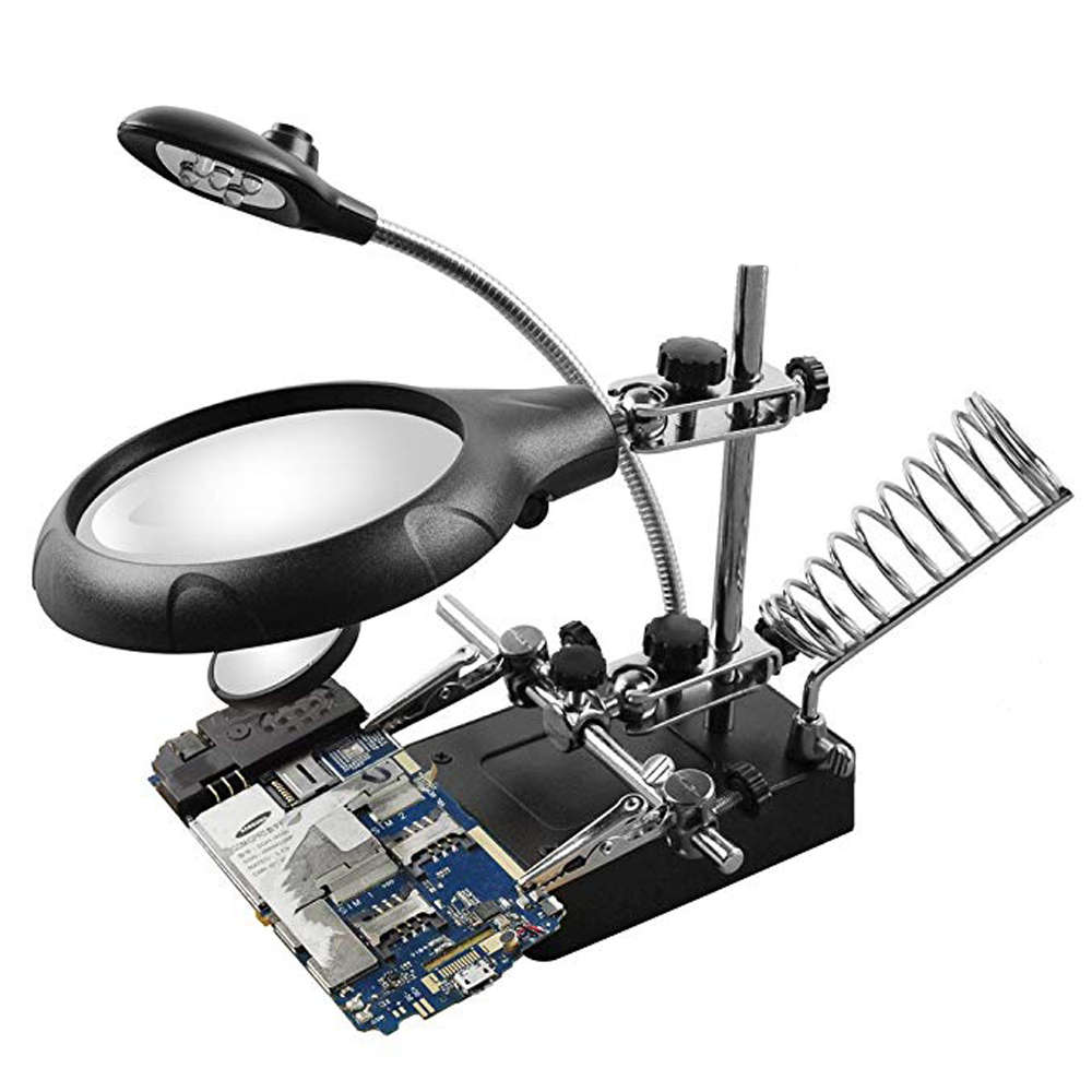 LED Light Magnifier & Desk Lamp