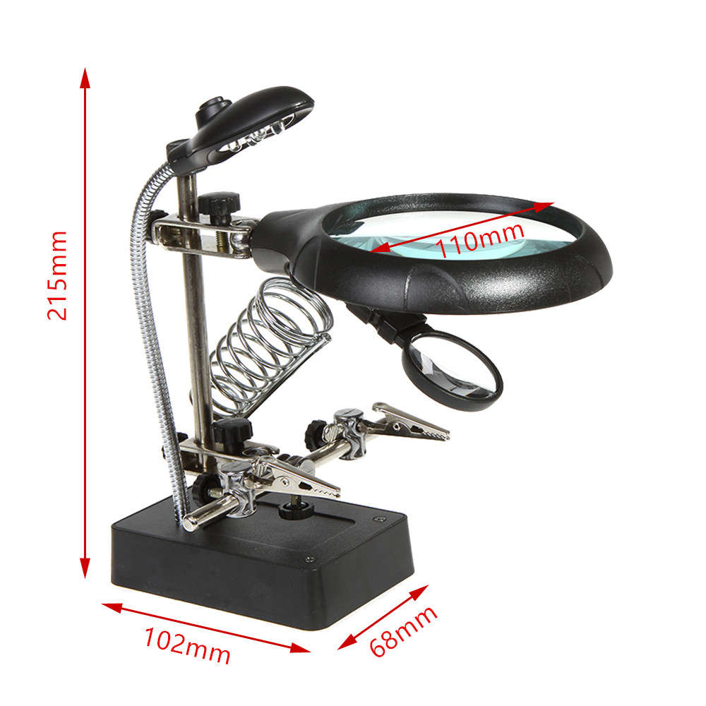 LED Light Magnifier & Desk Lamp