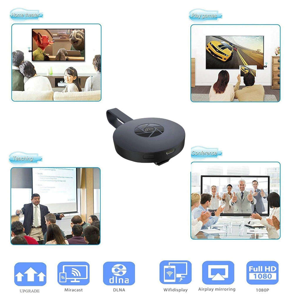 1080P WiFi HDMI Streaming Wireless Display Adapter