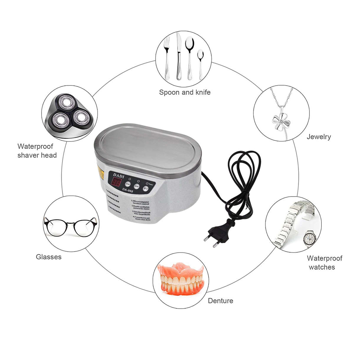 Double Frequency Professional Ultrasonic Cleaner with LCD Screen